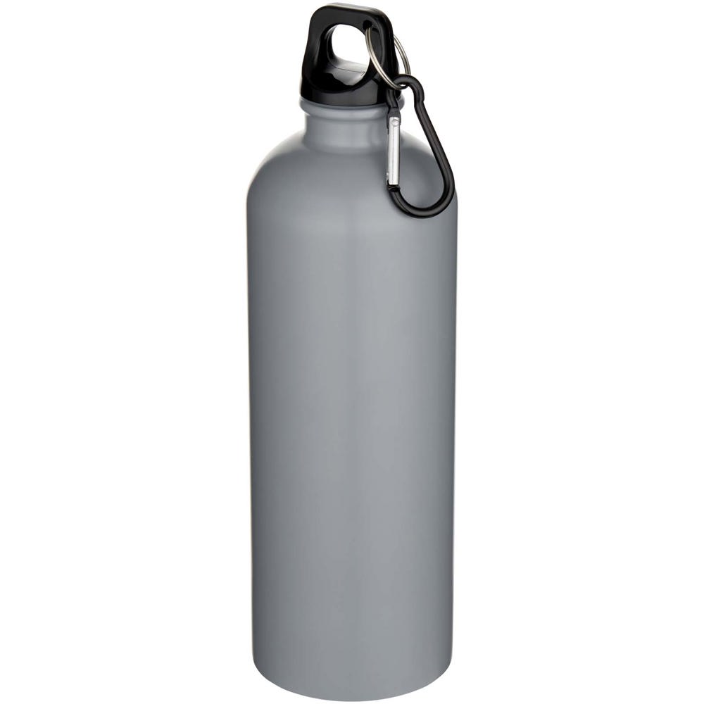 Oregon 750 ml matte RCS-zertifizierte, einwandige Trinkflasche aus recyceltem Edelstahl mit Karabinerhaken grau