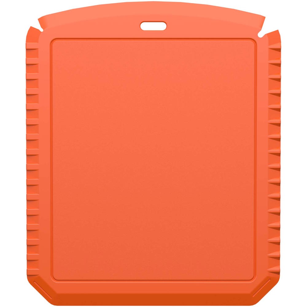Grattoir à glace Thrym rectangulaire et en plastique recyclé Orange