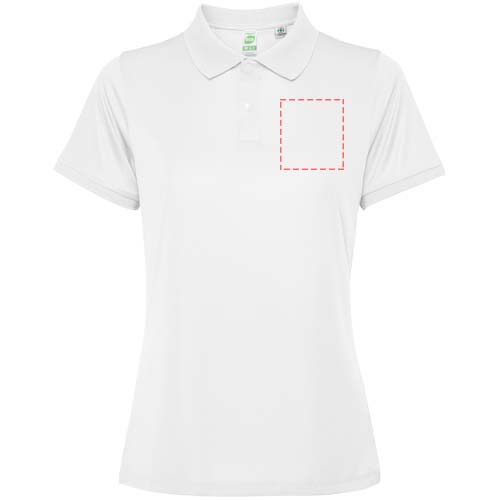 Polo Tormo à manches courtes pour femme Blanc