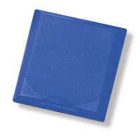 bleu mat