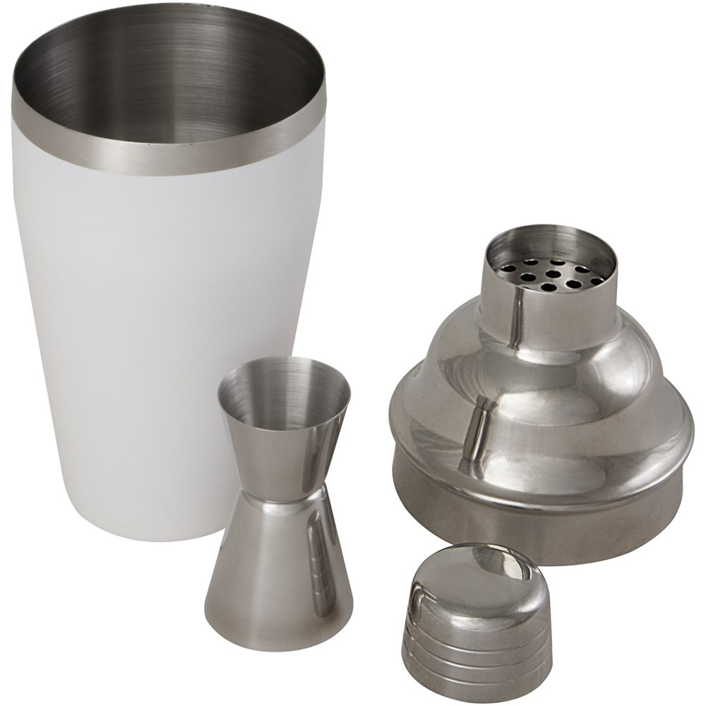 Gaudie Cocktailshaker aus recyceltem Edelstahl weiss