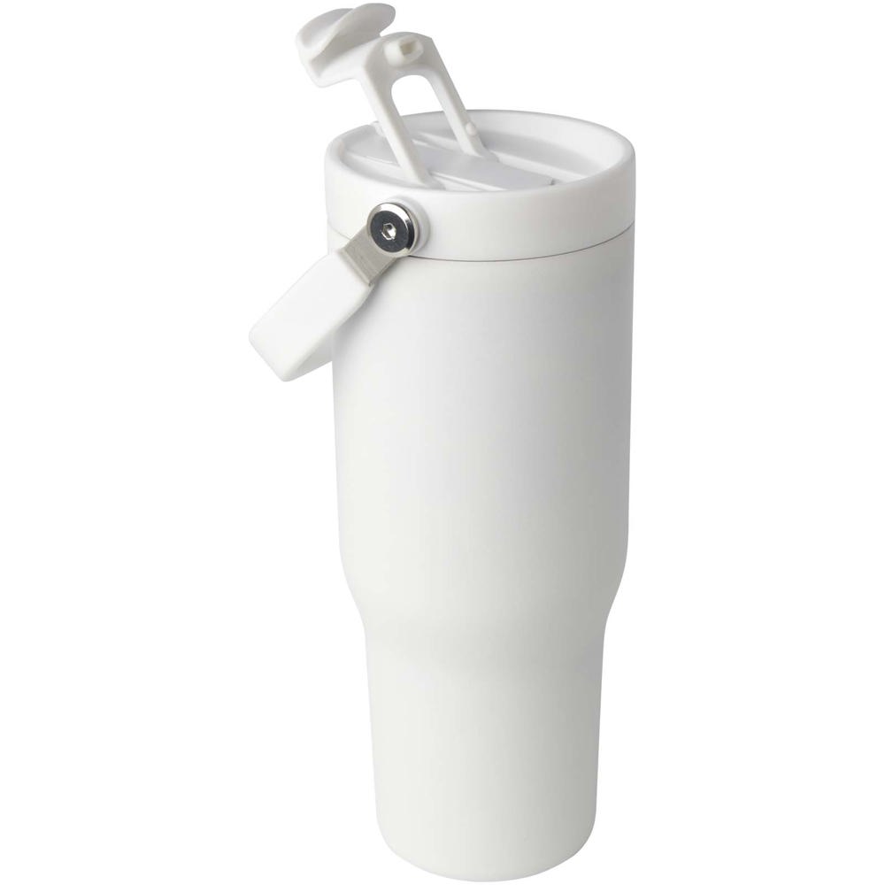 Bronx 900 ml RCS-zertifizierter Kupfer-Vakuum Isolierbecher aus Edelstahl mit Doppelfunktionsdeckel weiss