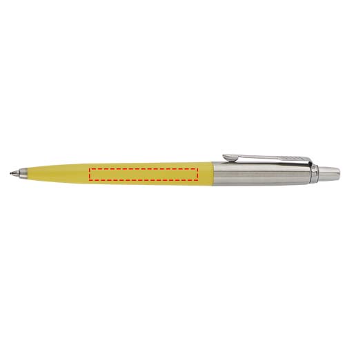 Stylo bille Parker Jotter recyclé (encre bleue) Jaune