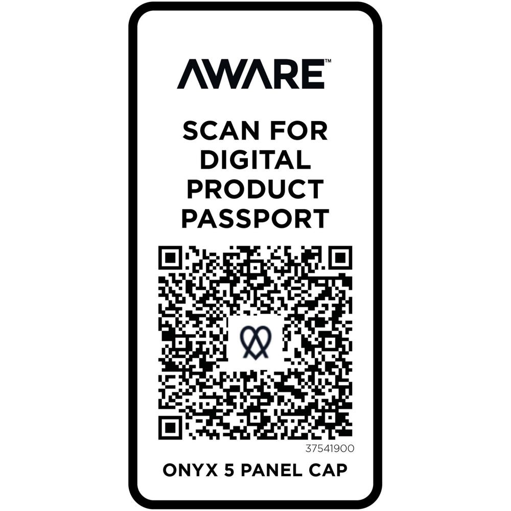 Onyx 5 Segmenten Aware™ recycelte Kappe schwarz