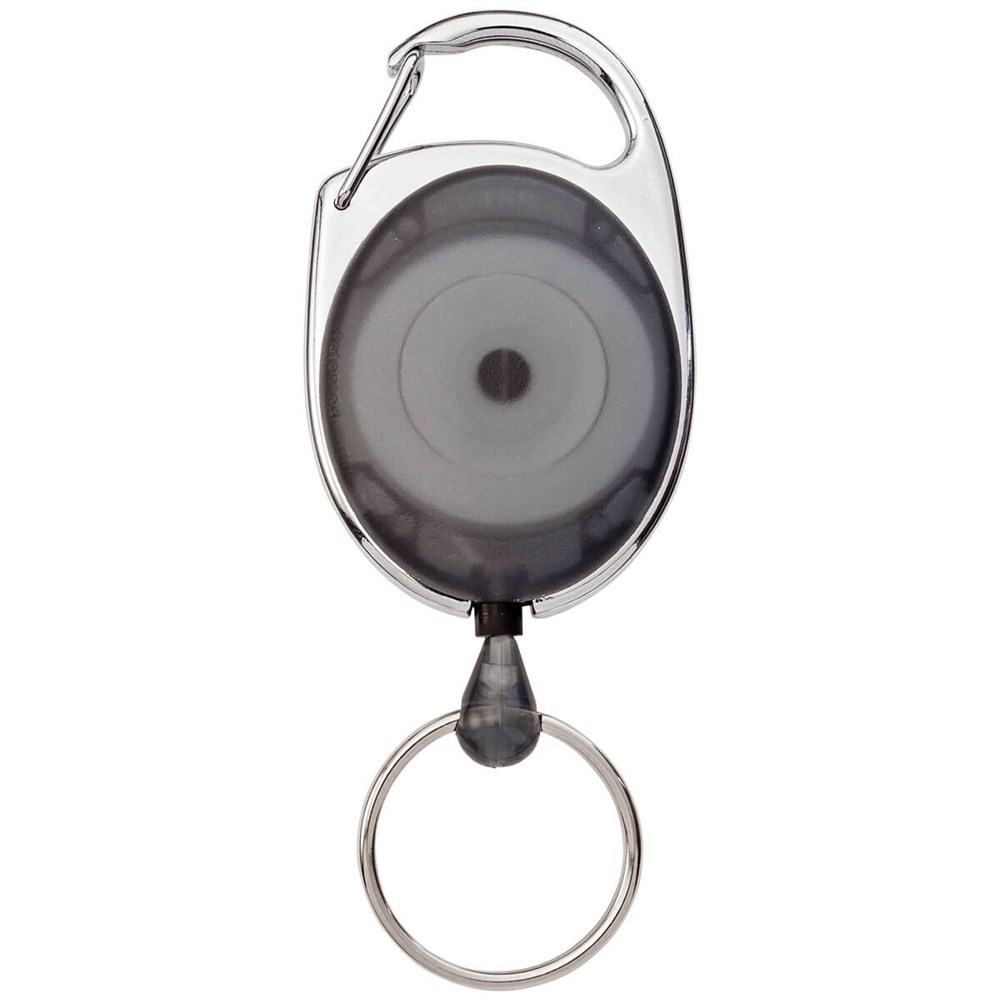 Chainette porte-clés Roller Clip bleu transparent