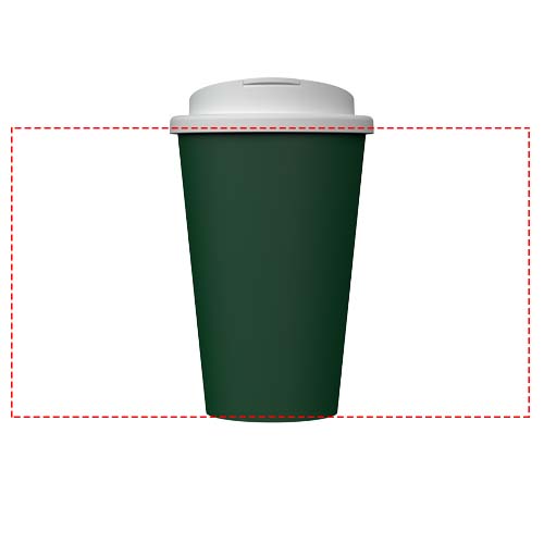 Gobelet isotherme Americano® Infiniti de 350 ml avec couvercle anti-déversement Vert bouteille