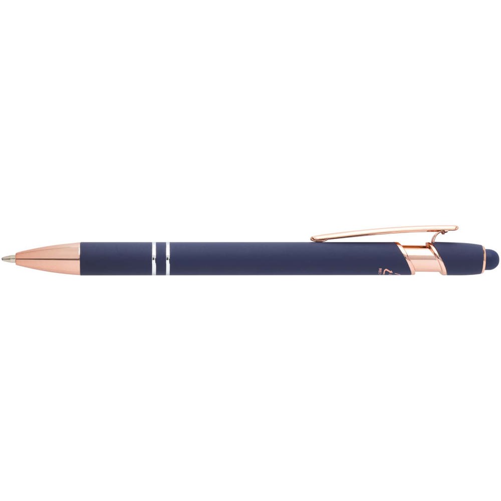 Nanna Kugelschreiber mit Roségold Finish Ozeanblau