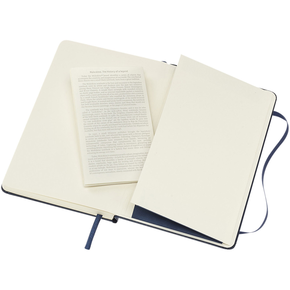 Moleskine Classic Hardcover Notizbuch Taschenformat – liniert saphir