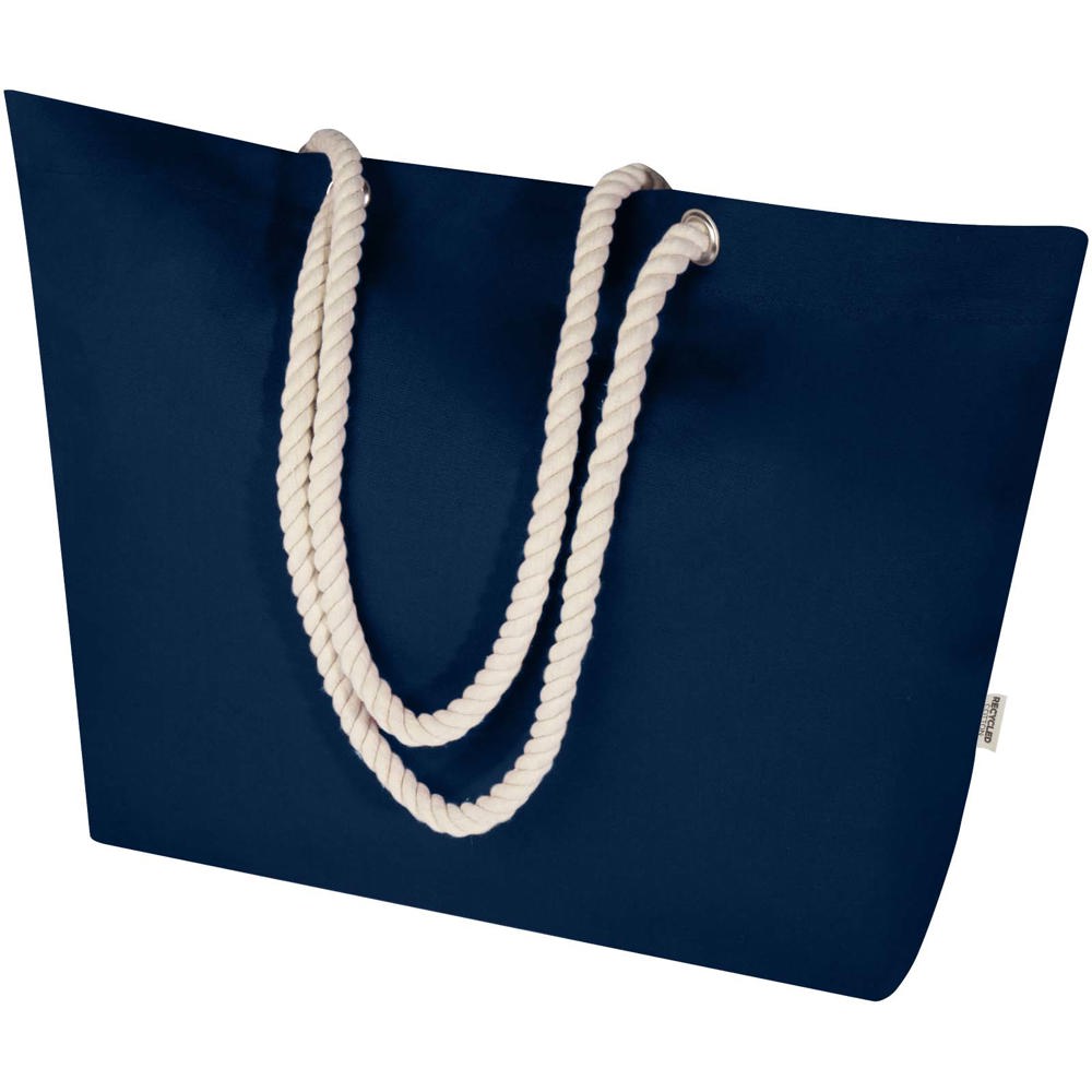 Florida 270 g/m² Strandtragetasche aus recyceltem GRS-Material navy