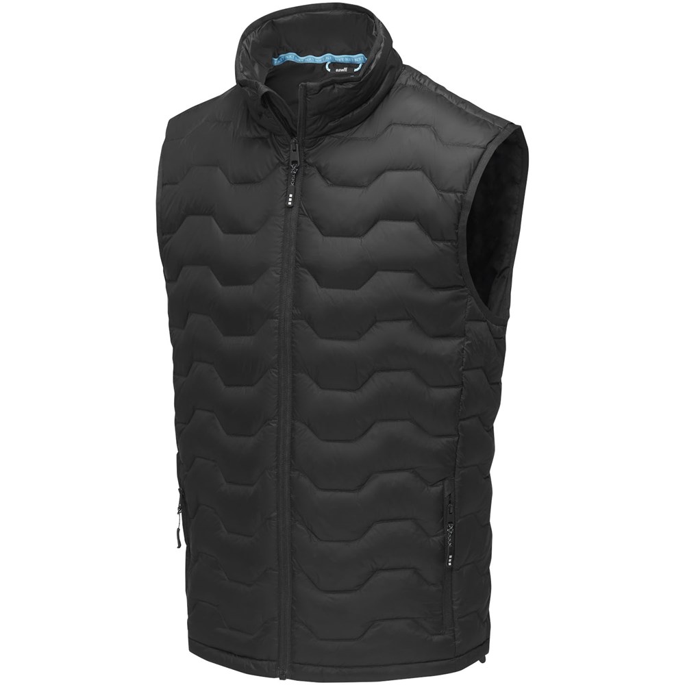 Epidote GRS isolierter Daunen-Bodywarmer aus recyceltem Material für Herren Schwarz