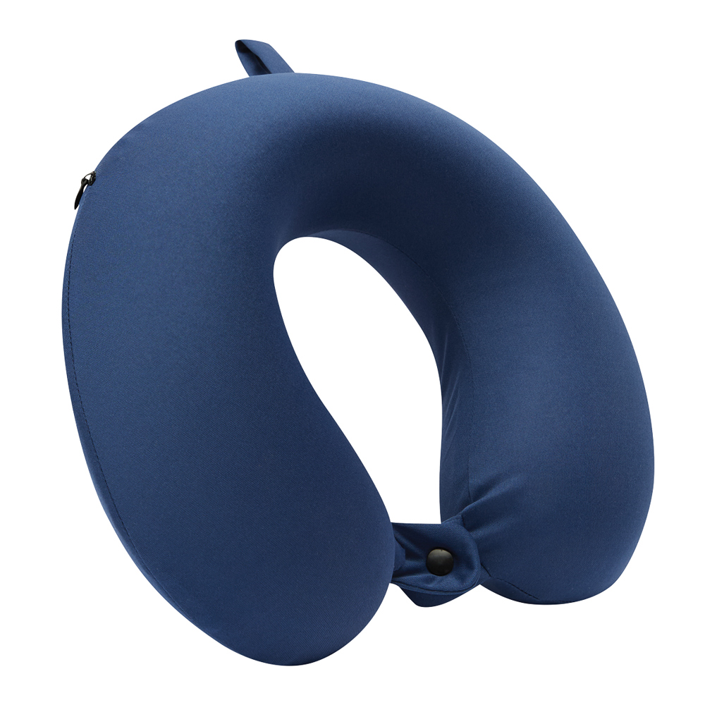 Nackenkissen Memory-Foam blau