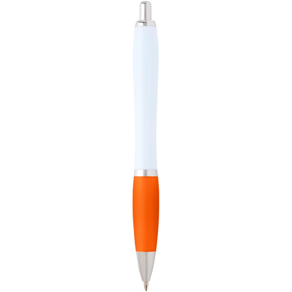 Stylo bille Nash en plastique recyclé (encre bleue) Orange