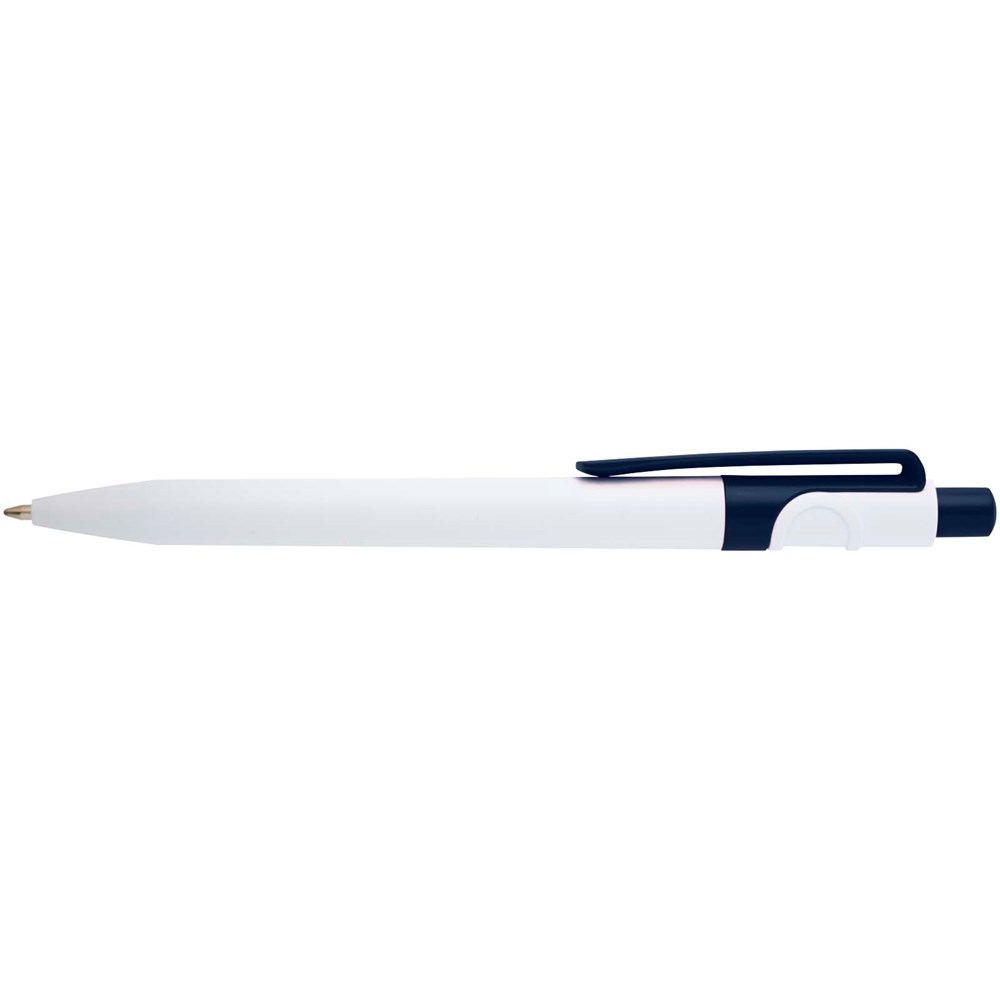 Unica Kugelschreiber aus recyceltem Kunststoff (schwarze Mine) navy