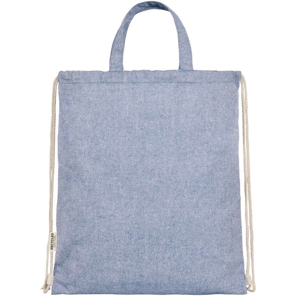 Pheebs 150 g/m² Aware™ recycelter Turnbeutel heather blau