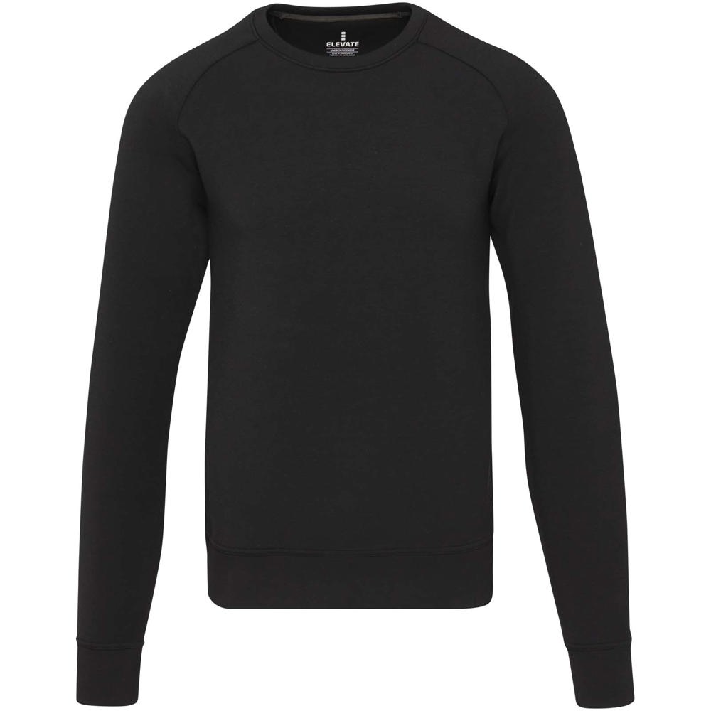Yukon Sportpullover mit Rundhalsausschnitt und Interlock Strick Unisex schwarz