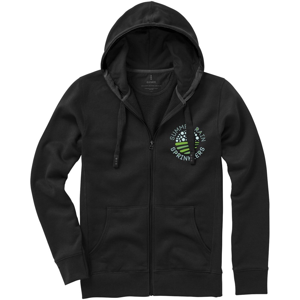 Arora Kapuzensweatjacke für Herren schwarz