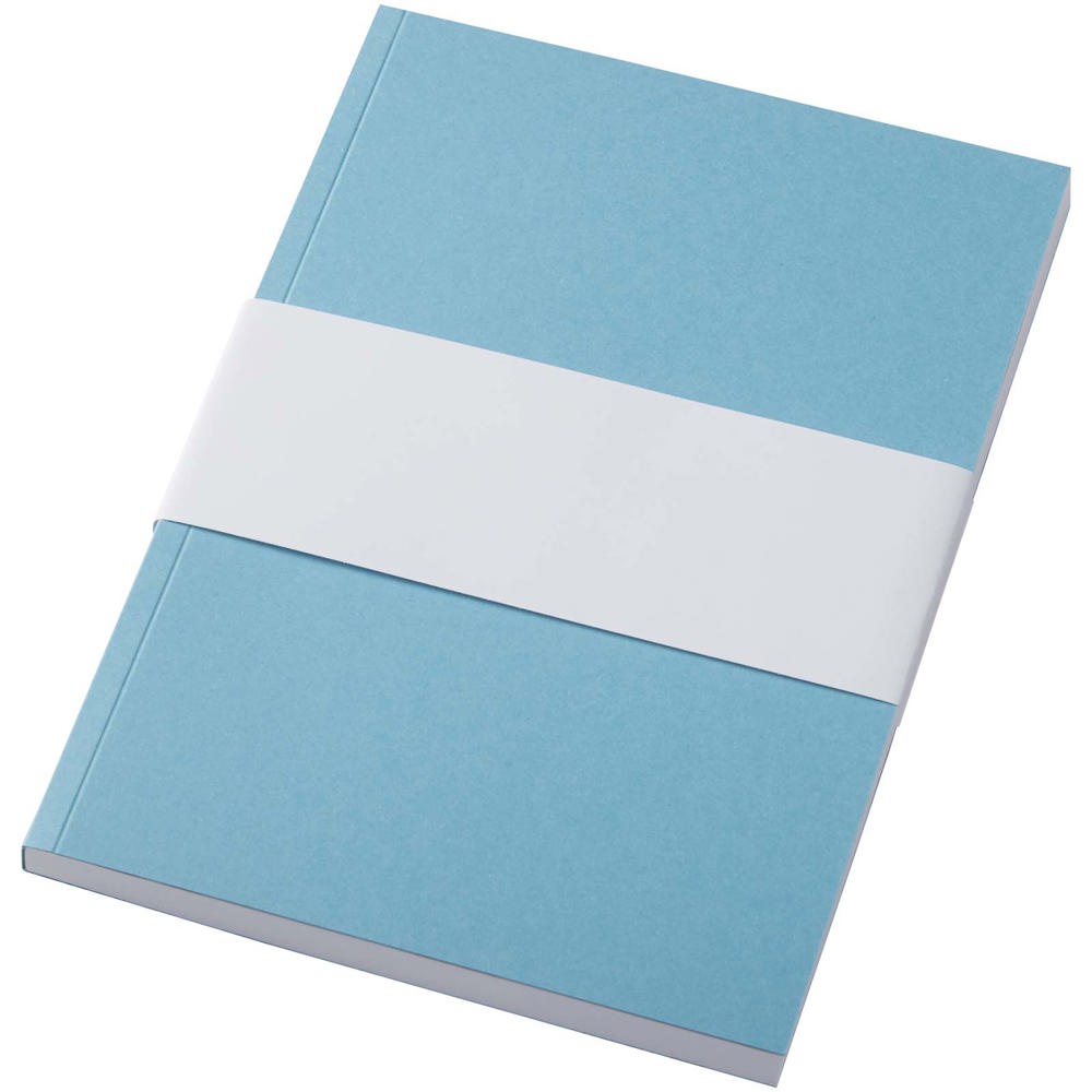 Novella Austen A5 Softcover Notizbuch aus Recyclingmaterial – 100 Blatt blau