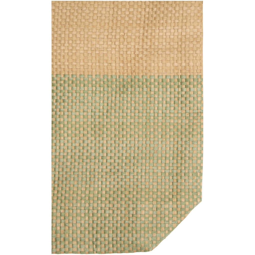 Sac fourre-tout en papier paille Rhythm, 10 L Vert bruyère