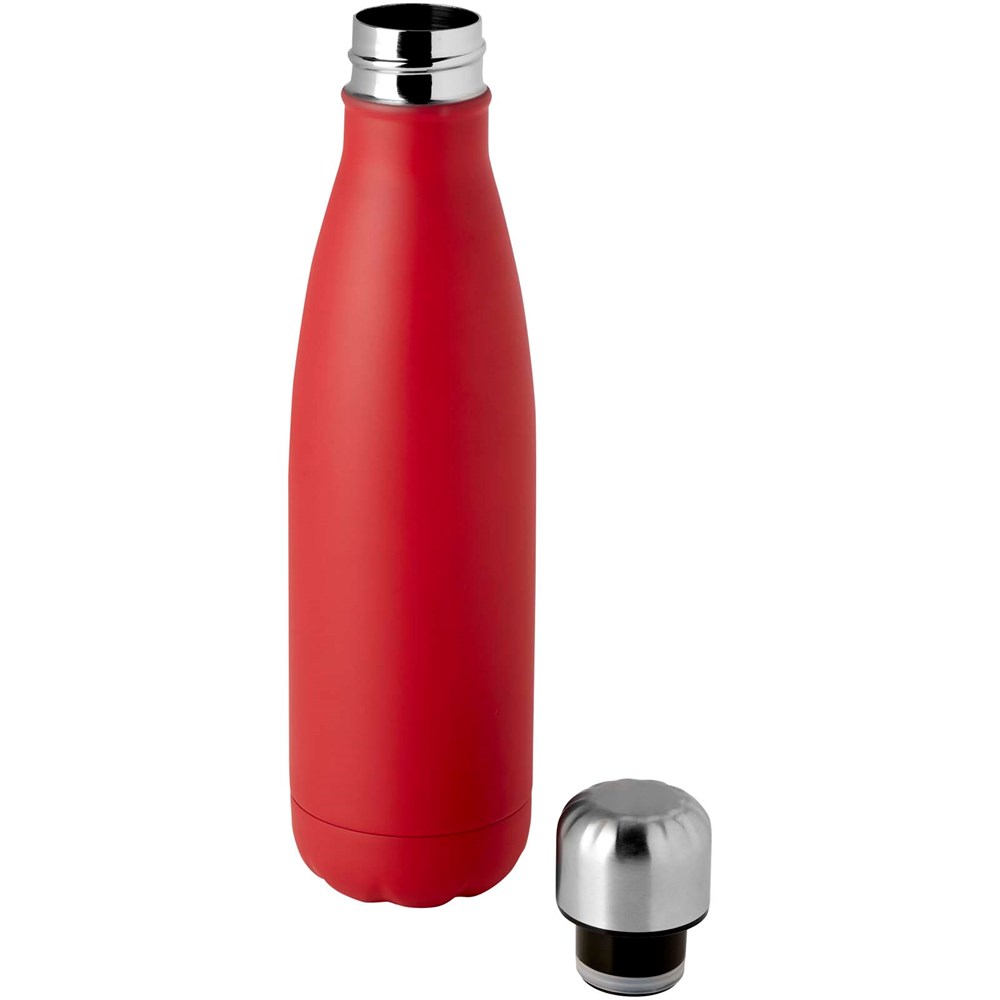 Bouteille isotherme sous vide Cove de 500 ml en cuivre et acier inoxydable recyclé certifié RCS  Rouge
