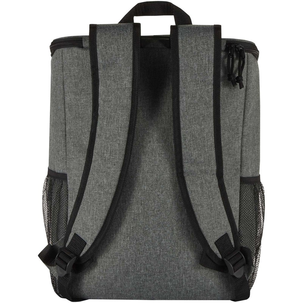 Sac à dos isotherme 20 L Tundra recyclé et certifié GRS pour pique-nique avec ensemble de couverts Gris
