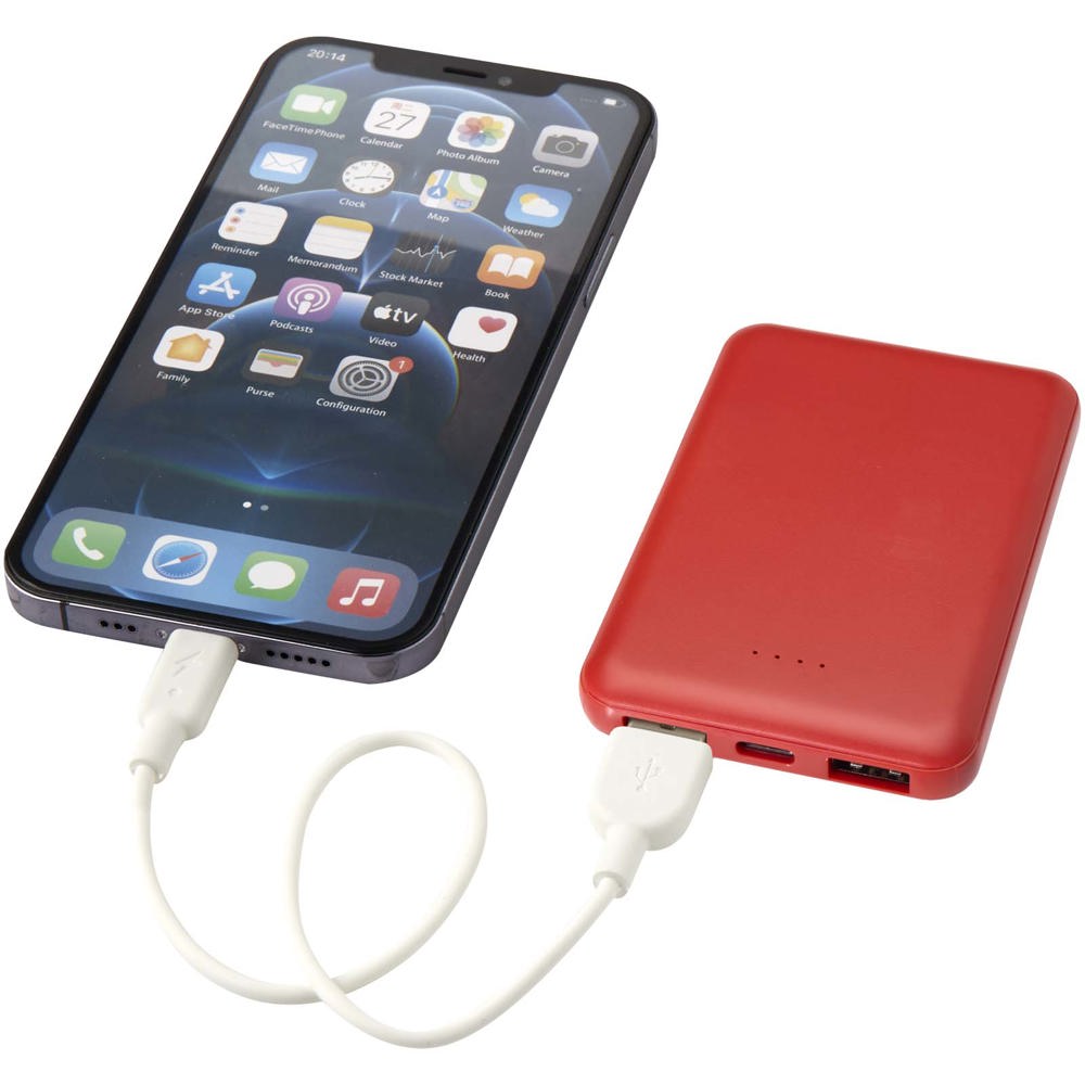 Asama 5000 mAh Typ-C Powerbank aus recyceltem Kunststoff Brick