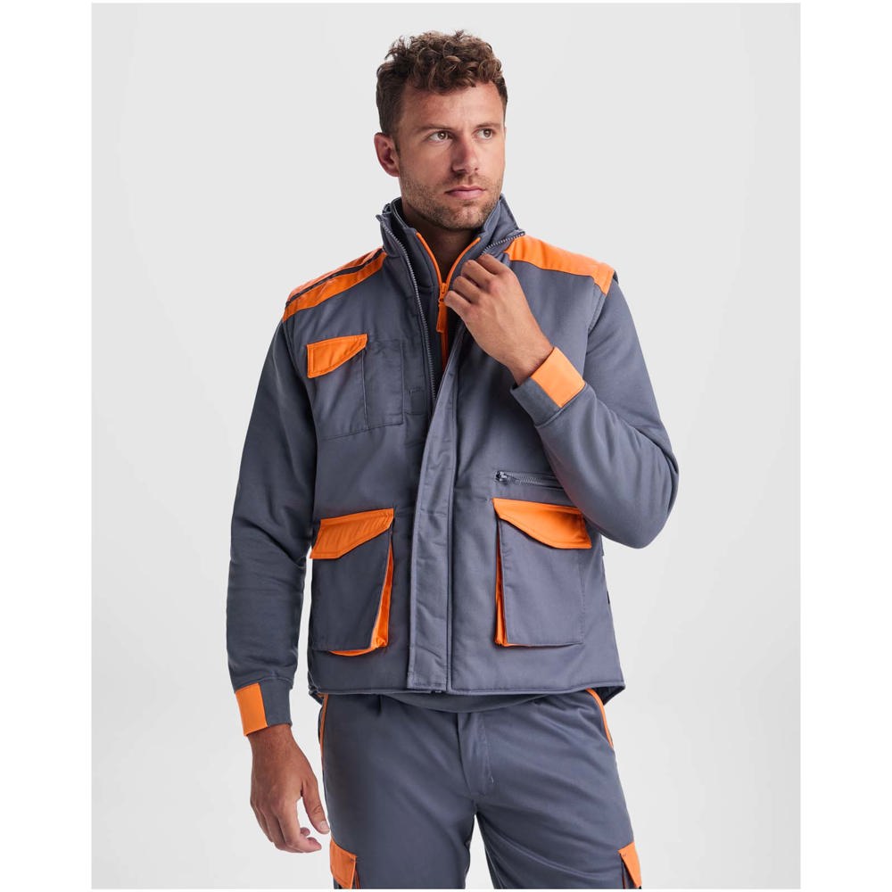 Armada Arbeitsweste mit mehreren Taschen blei, orange