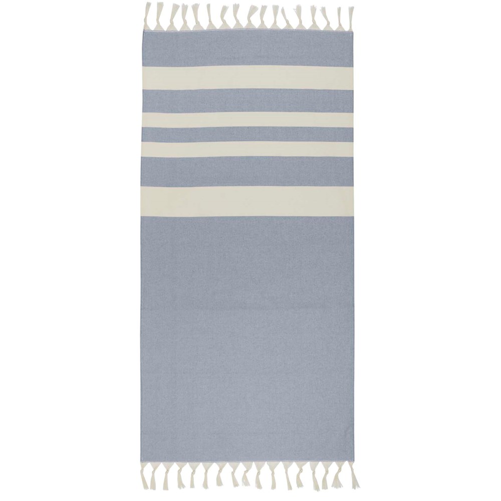 Serviette de hammam Anders 147 x 75,5 cm Bleu royal