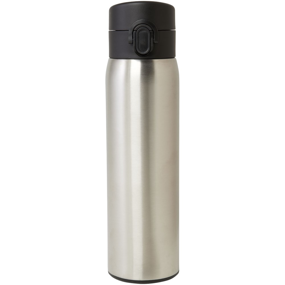 Fiole isotherme Sika de 450 ml en acier inoxydable recyclé certifié RCS Argent
