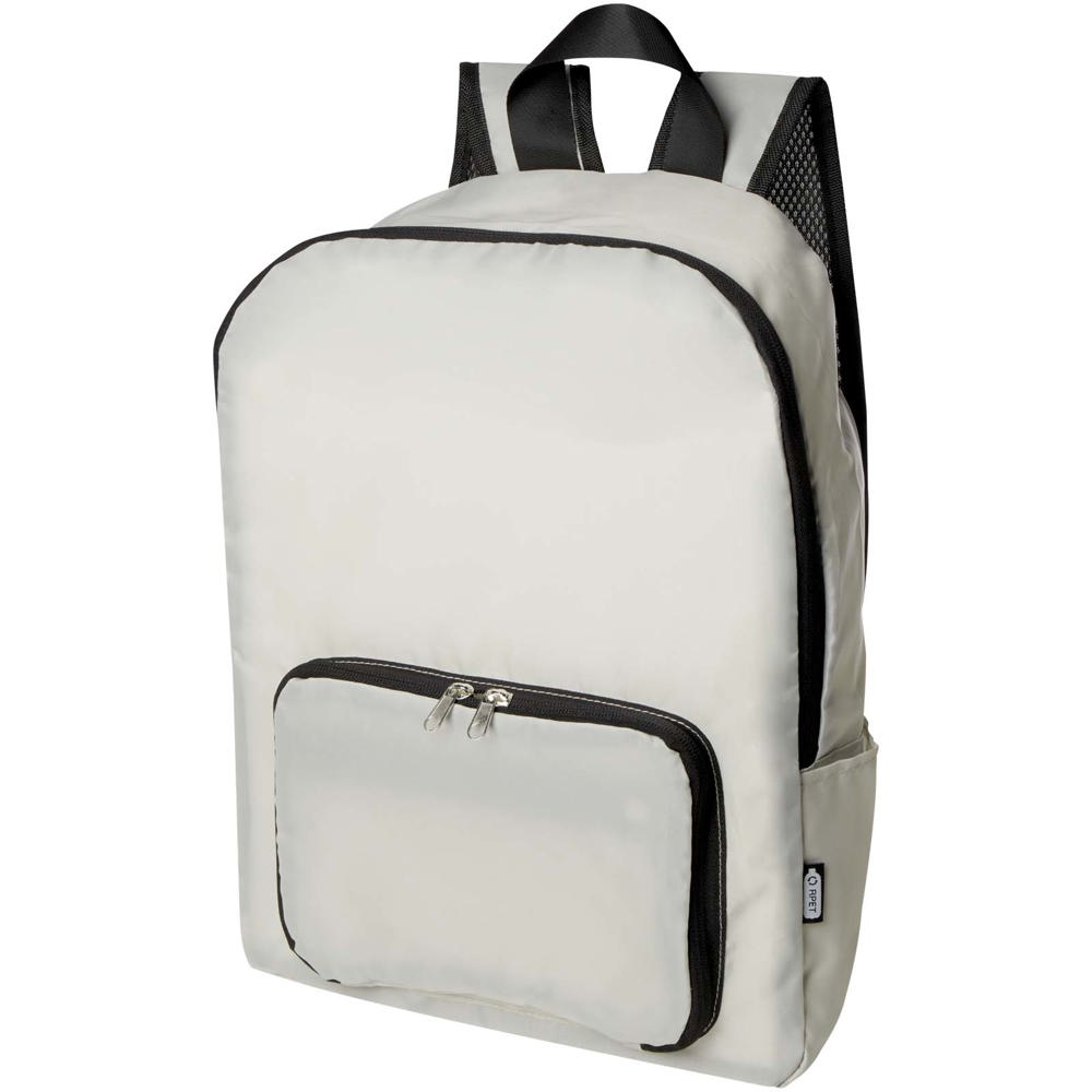 EcoFold faltbarer RPET Rucksack 15 L Sandstone