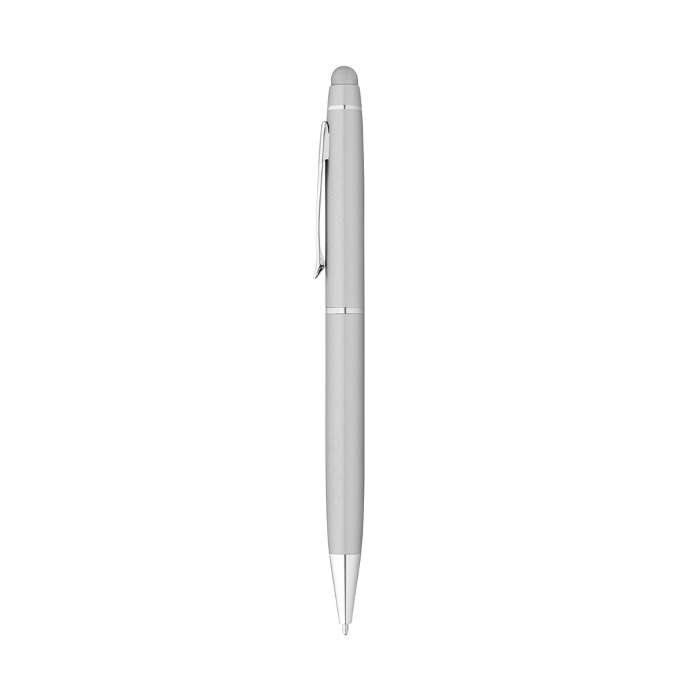 Stylo à bille Eleganza argenté satiné