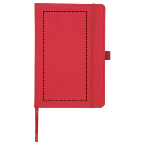 Thalaasa Hardcover Notizbuch aus Ozean Kunststoff rot