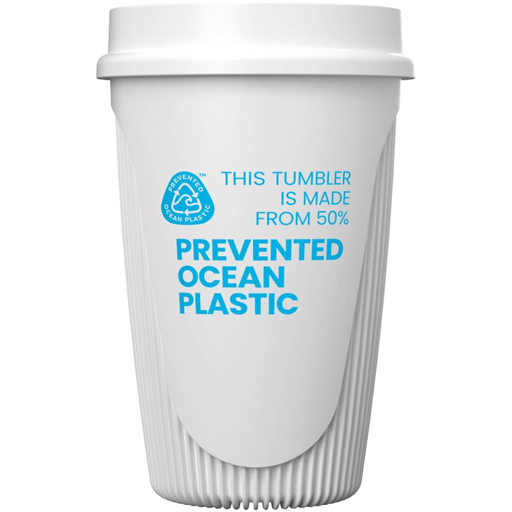 Gobelet Alto POP de 350 ml avec couvercle 360° blanc