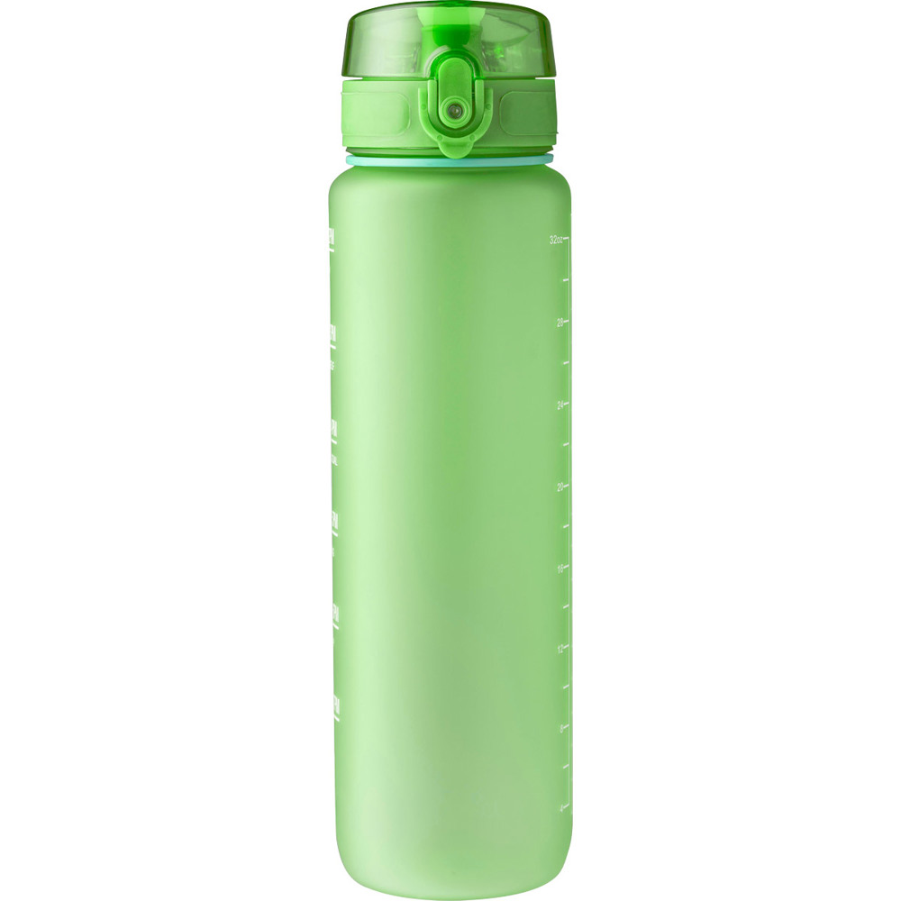 Trinkflasche mit Handgelenkband 1000 ml Hellgrün