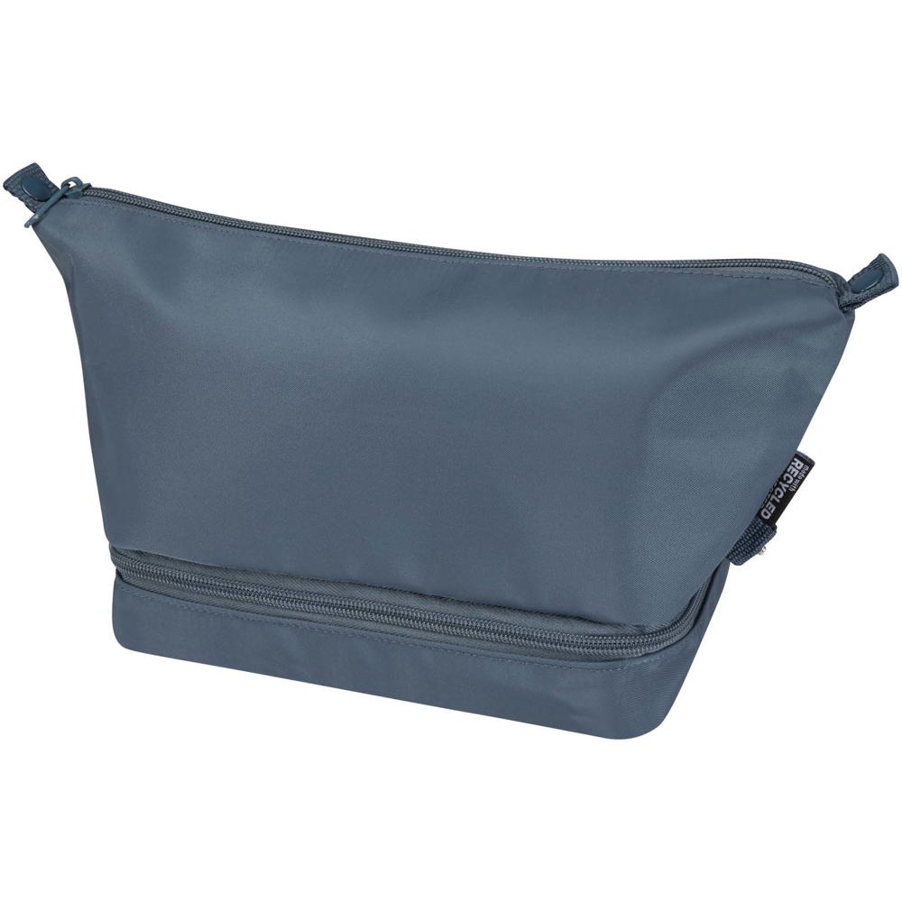Sac de toilette de voyage Trip Aware™ de 6 L en matériaux recyclés Hale Blue