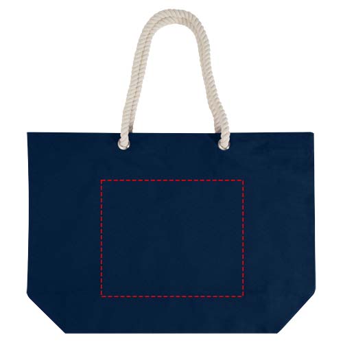Florida 270 g/m² Strandtragetasche aus recyceltem GRS-Material navy
