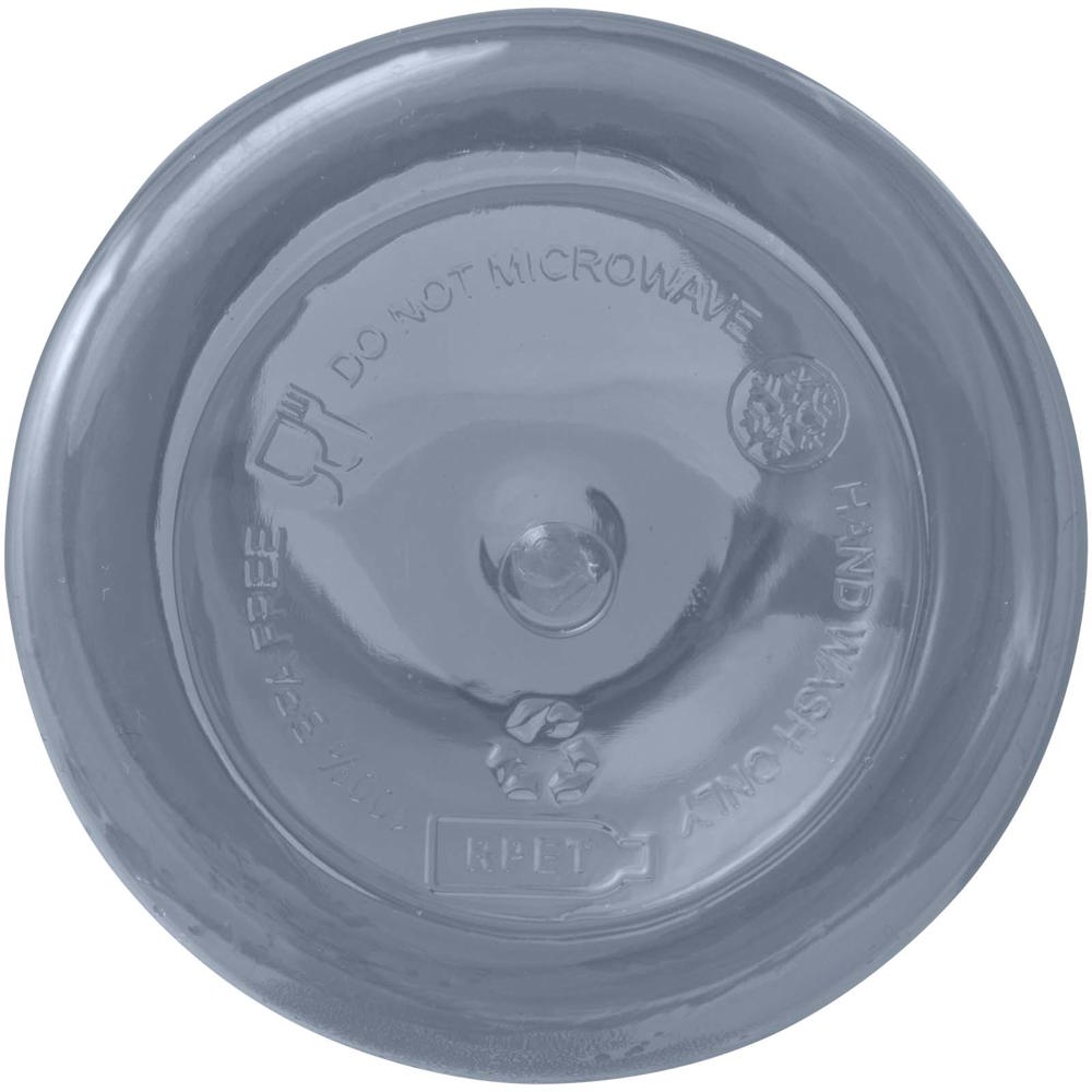 Bouteille d'eau Oregon de 400 ml en plastique recyclé avec mousqueton Bleu hale