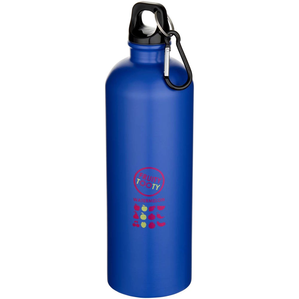 Oregon 750 ml matte RCS-zertifizierte, einwandige Trinkflasche aus recyceltem Edelstahl mit Karabinerhaken royalblau