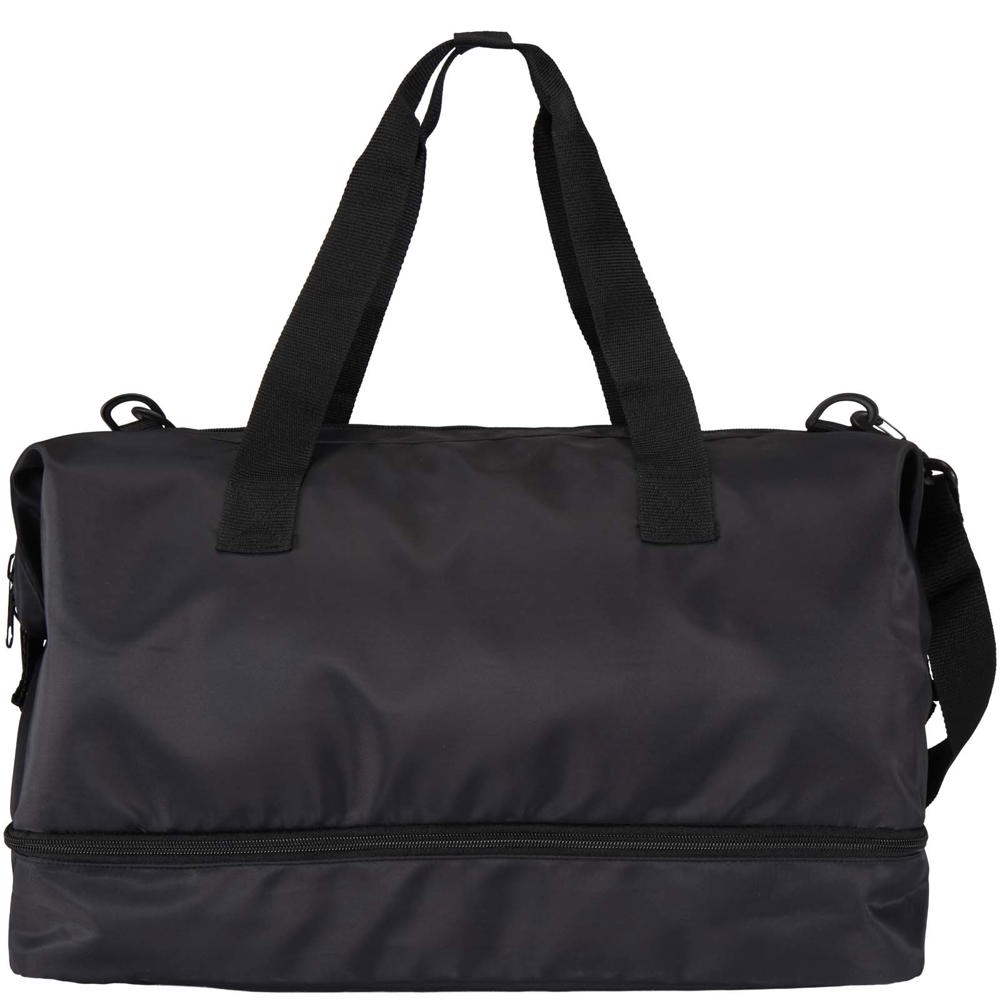 Trip Aware™ recycelte Reisetasche 42L schwarz