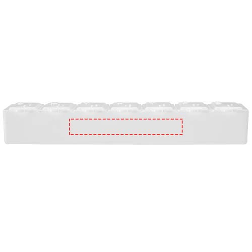 Pilulier semainier multi-vitamines Dose blanc