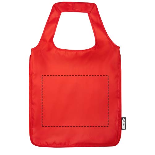 Grand sac shopping Ash en RPET certifié GRS 14L rouge