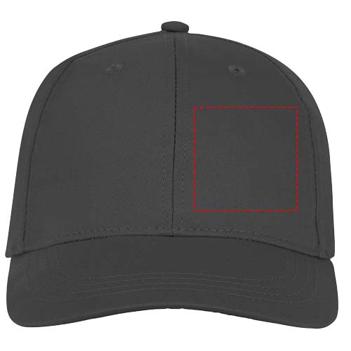 Ares Kappe mit 6 Segmenten storm grey