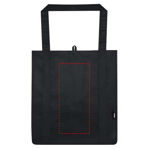 Liberty Tragetasche mit hartem Boden aus recyceltem GRS Non Woven 6 L schwarz