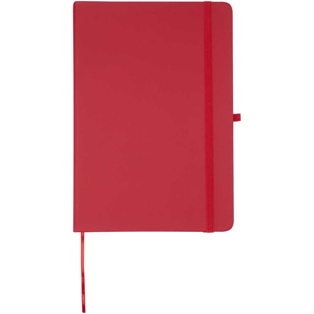 Ensemble comprenant un cahier en papier recyclé Spectrum A5 et un stylo à bille rouge