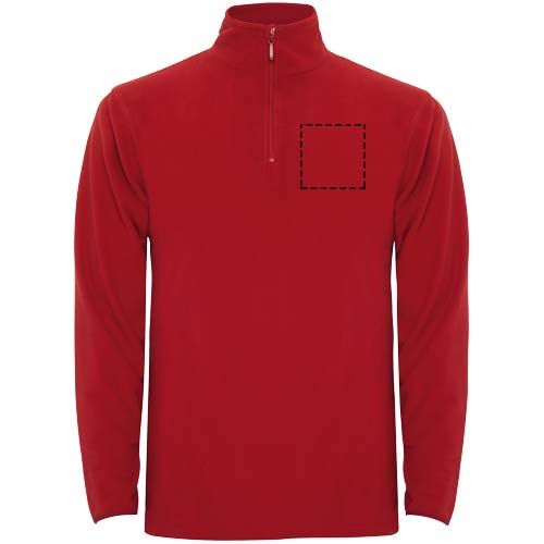 Himalaya 1/4 Zip - Fleecepullover für Herren rot