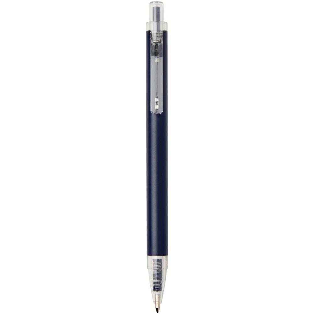 Spectrum Kugelschreiber aus recyceltem Aluminium blaue Tinte