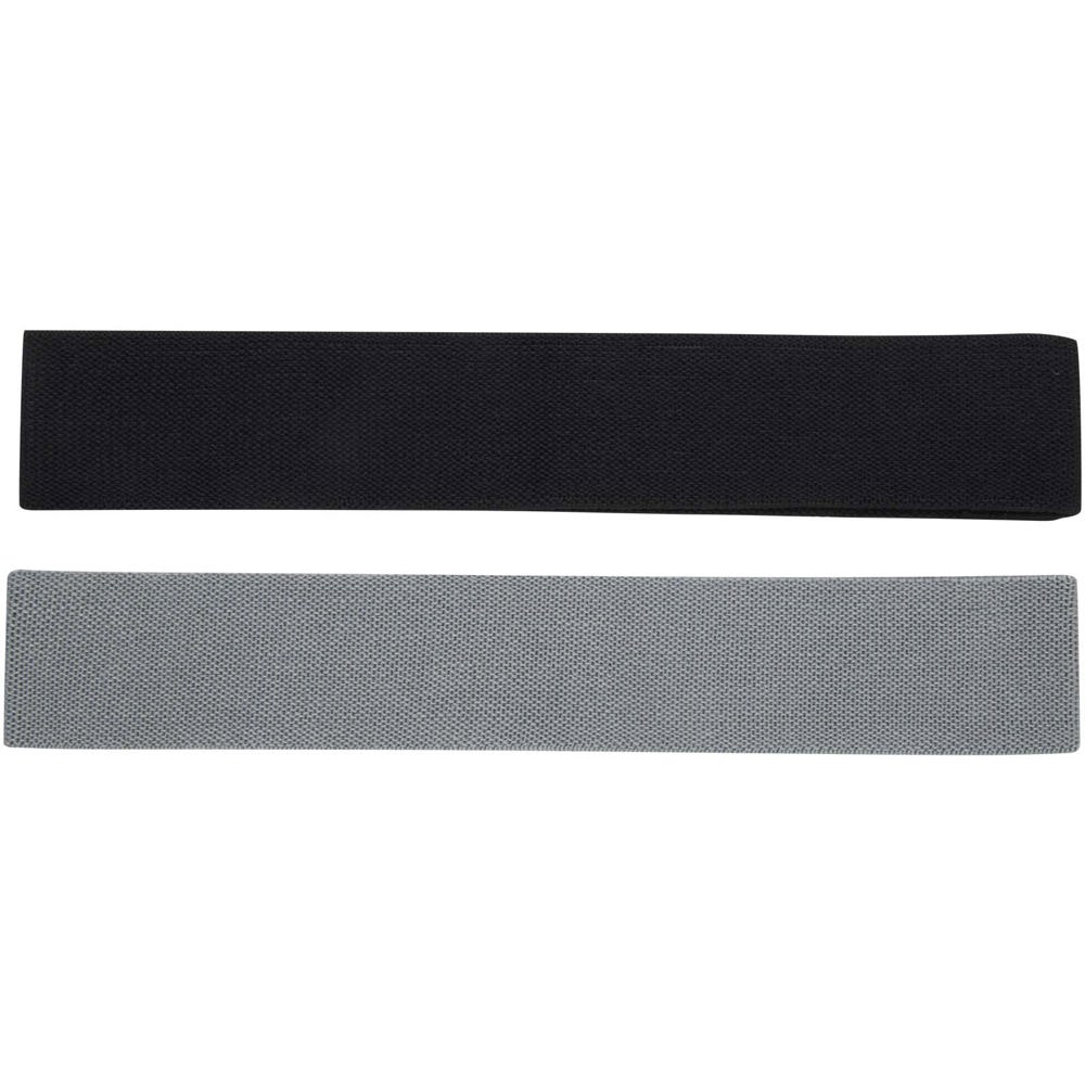 Jeu de bandes de résistance Grip 2 pièces Noir, Gris