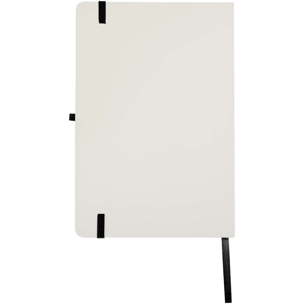 Carnet à couverture rigide Spectrum A5 avec bords colorés noir