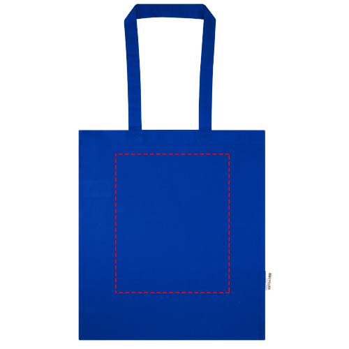 Sac shopping Peru Blend en coton recyclé GRS 180 g/m2 7 L bleu roi