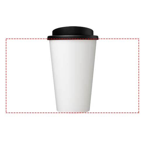 Gobelet avec isolation Brite-Americano® POP de 350 ml Noir