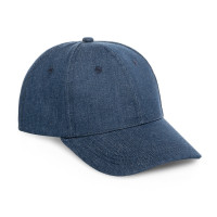 PHOEBE Mütze aus Denim, Baumwolle und Polyester (300 g/m²)